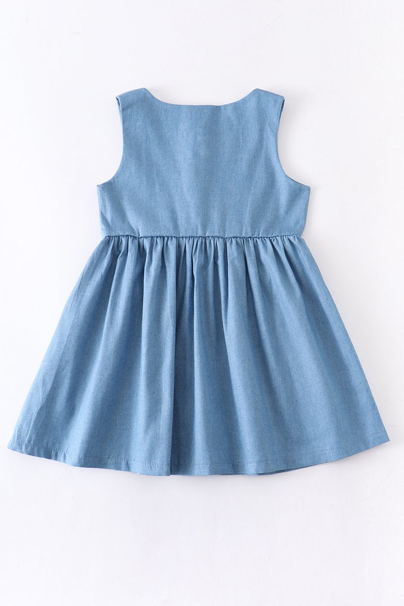 Denim Unicorn Dress – Little Darlings Kids Clothing