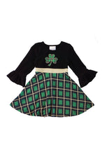 Load image into Gallery viewer, Green clover applique bell dress CXQ-190165
