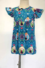 Load image into Gallery viewer, Frozen print blue ruffle dress 202620
