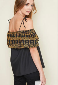 Leti Embroidered Top